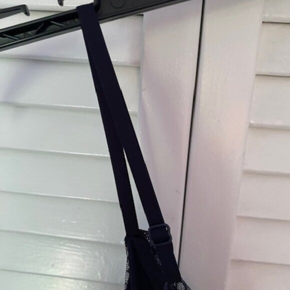 NWT navy blue Express knee-length tulle dress, size 4 - Picture 9 of 13